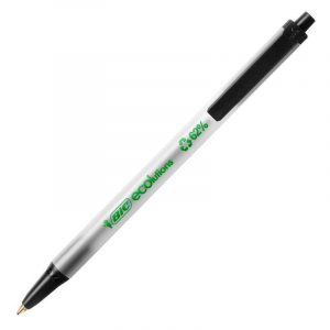 Lapicero Retr?ctil Bic Ecol?gico Negro Caja x12