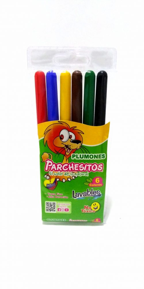 Plumon parchesitos * 6