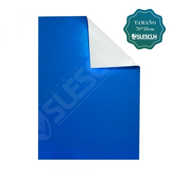 Papel silueta color azul oscuro