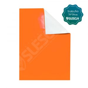 Papel silueta color naranja
