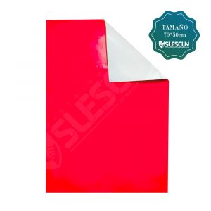 Papel silueta color rojo