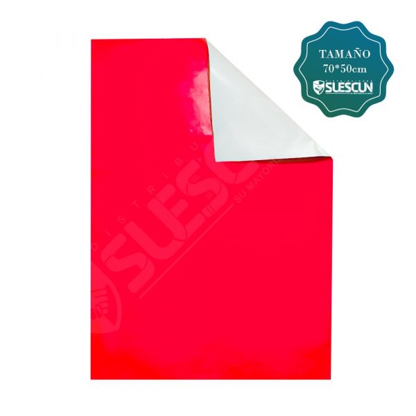 Papel silueta color rojo
