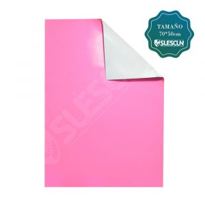 Papel silueta color rosado