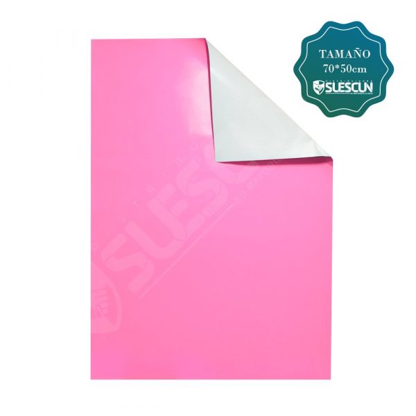 Papel silueta color rosado