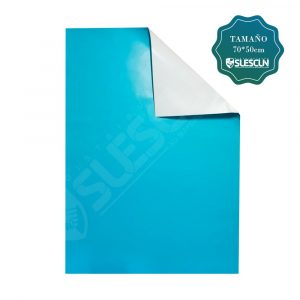 Papel silueta color celeste
