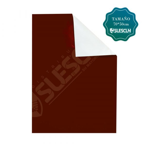 Papel silueta color cafe