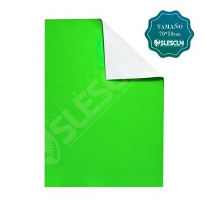 Papel silueta color verde biche