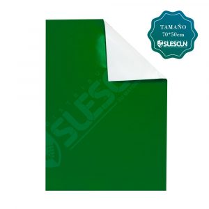 Papel silueta color verde oscuro