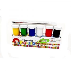 Tempera payasito x 6