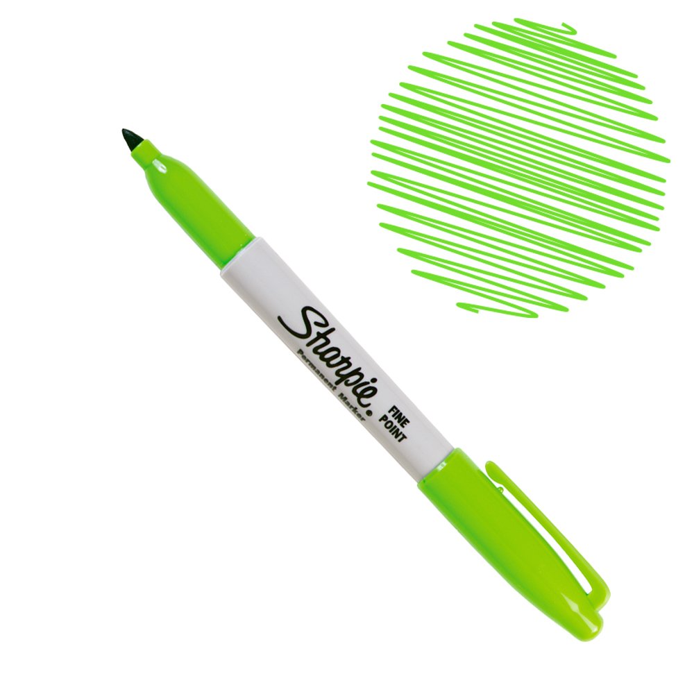 Marcador sharpie fine verde viche