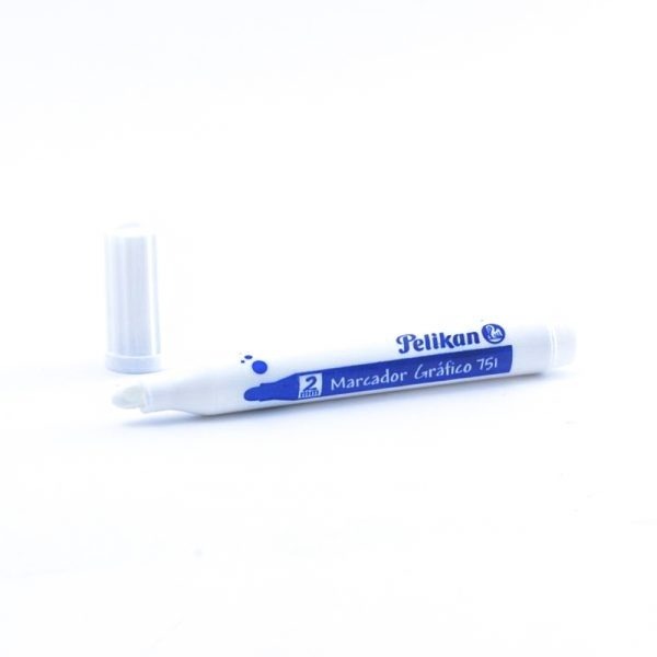 Marcador blanco pelikan grafico 751 - Imagen 2