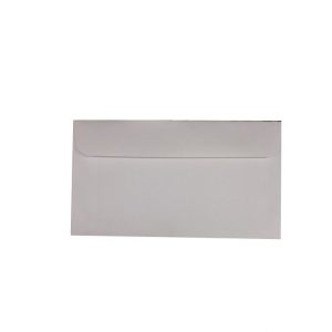 Sobre blanco oficio rectangular
