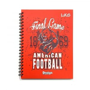 CUADERNO ARGOLLADO 5 MATERIAS GRANDE 105 LUKIS