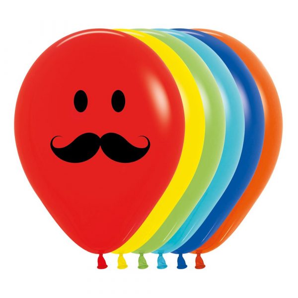 Bomba semper impresa sencilla carita feliz bigote