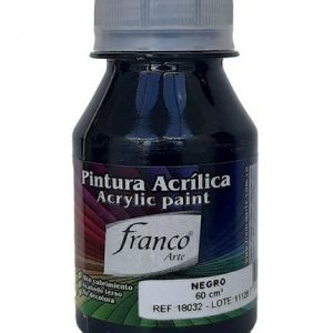 Pintura acrilica negro 60cm