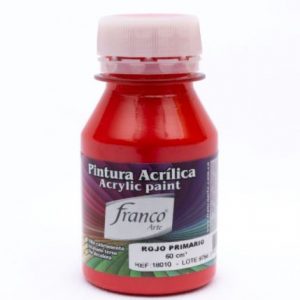 Pintura acrilica rojo primario 60cm
