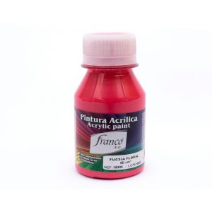 PINTURA ACRILICA CTE 60CM FUSCIA FLORAL