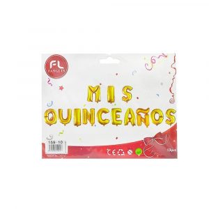 BOMBA METALIZADA MIS QUINCE AÑOS