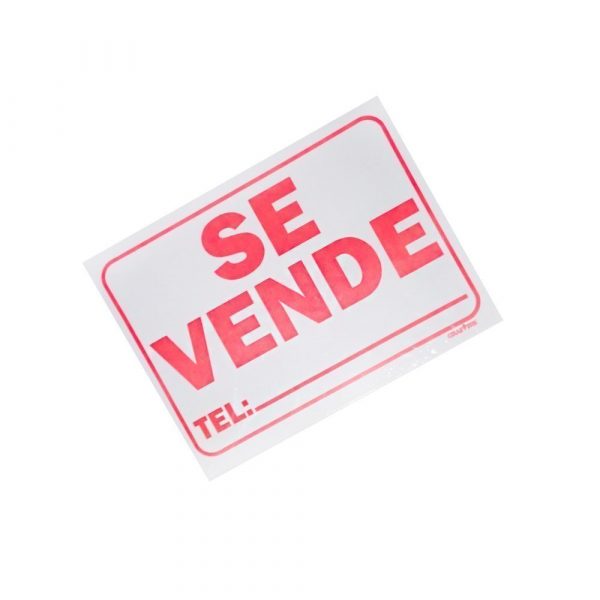 aviso de se vende grande