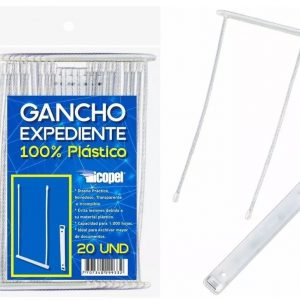 Gancho expediente plastico