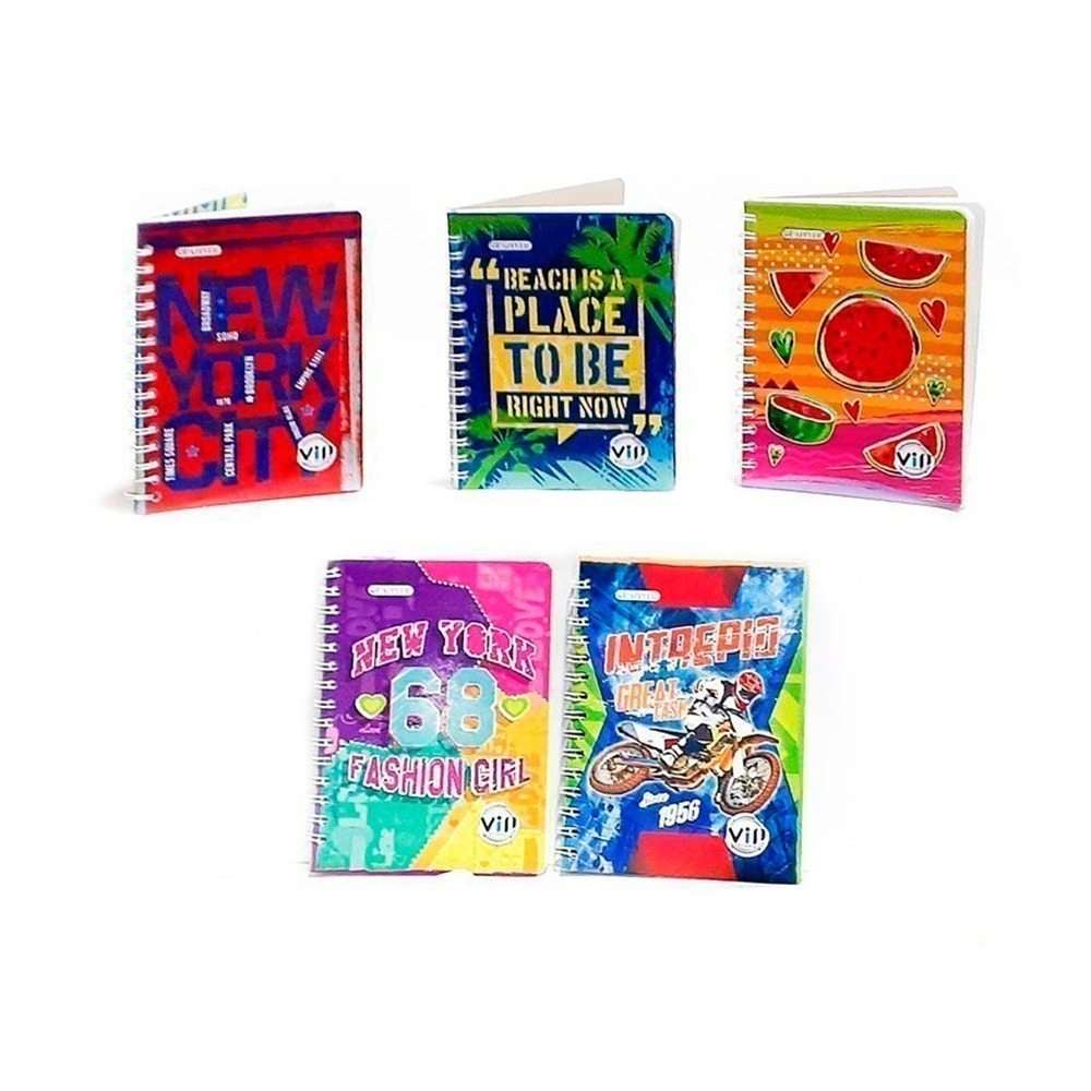 cuaderno argollado pequeño