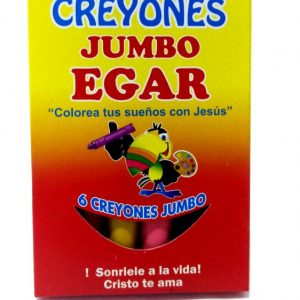 Creyones egar jumbo x6