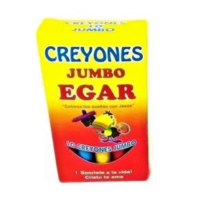 Creyones egar jumbo x10