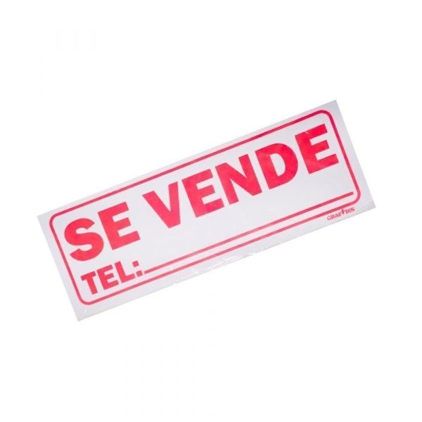 letrero pequeño se vende