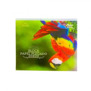 BLOCK PLEGADO 20*20 BUHO