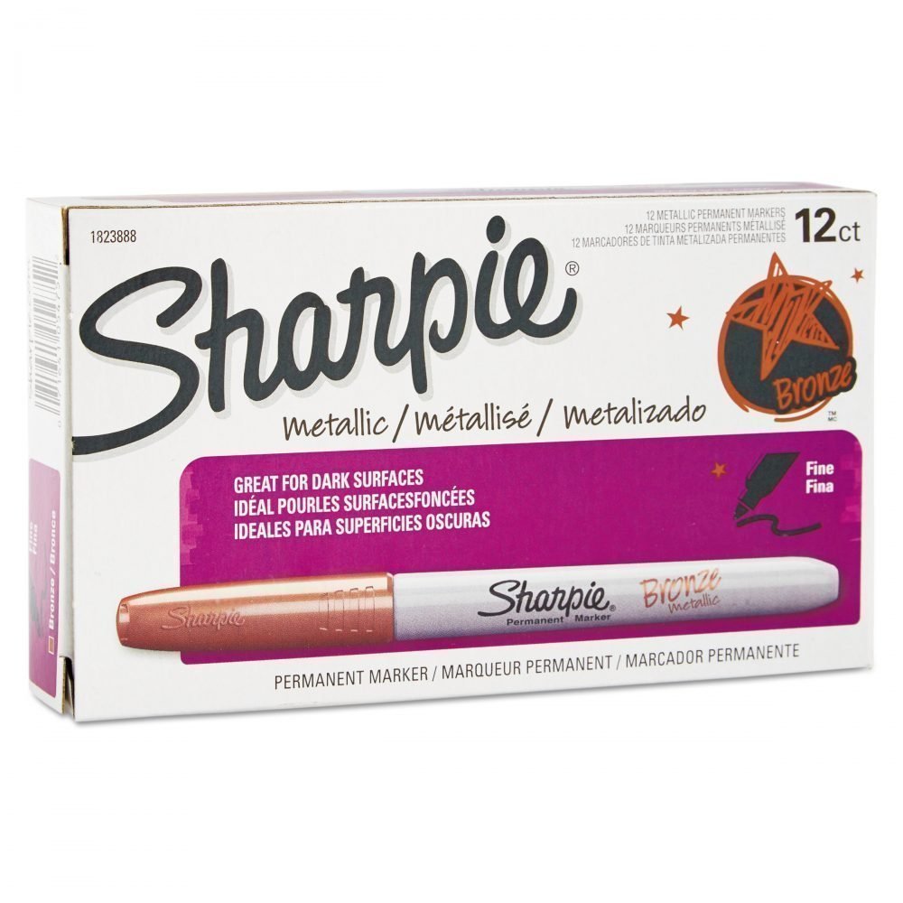 Marcador sharpie bronce metalico
