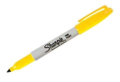 Marcador sharpie fine amarillo - Imagen 3