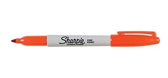 Marcador sharpie fine naranja - Imagen 3