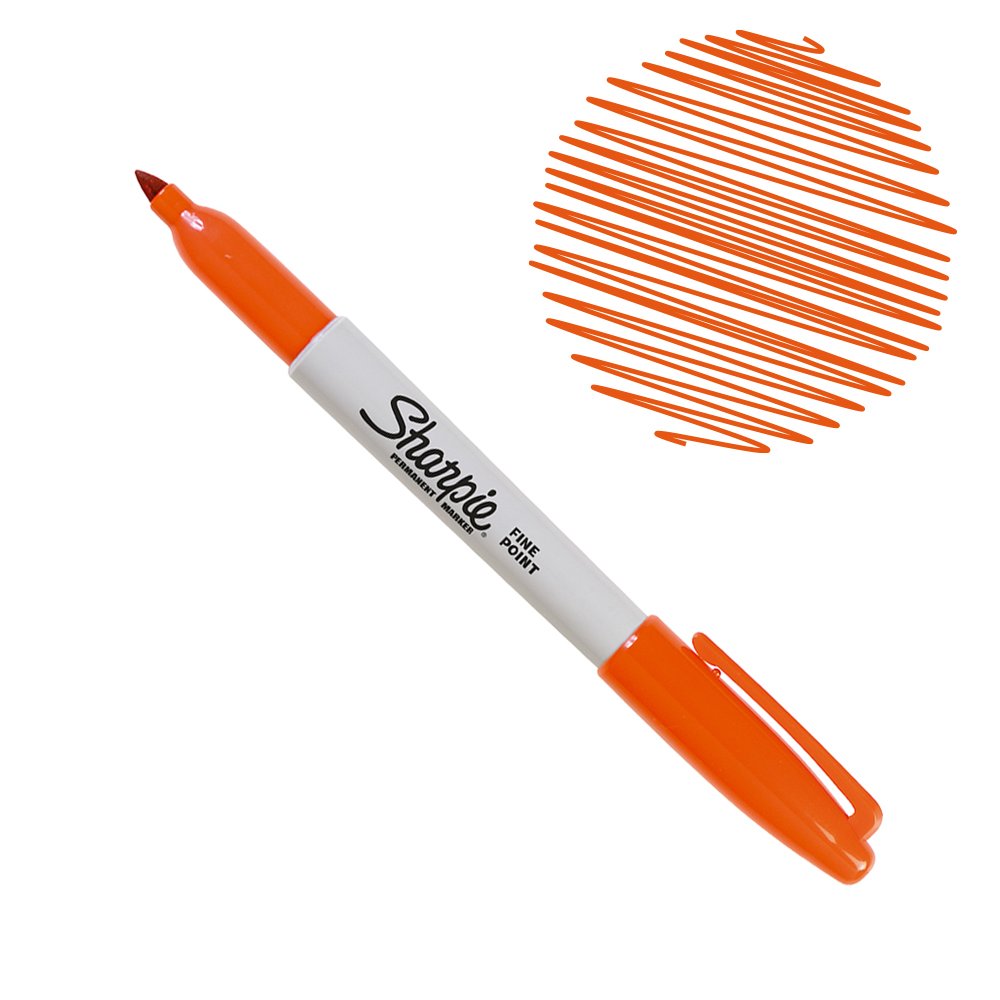 Marcador sharpie fine naranja