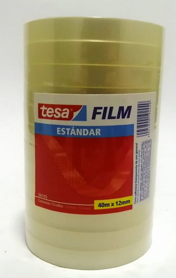 Cinta dispensador tesa film 40mx12mm