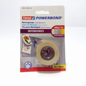 CINTA DOBLE FAZ TESA INTERIORES 1MX18MM