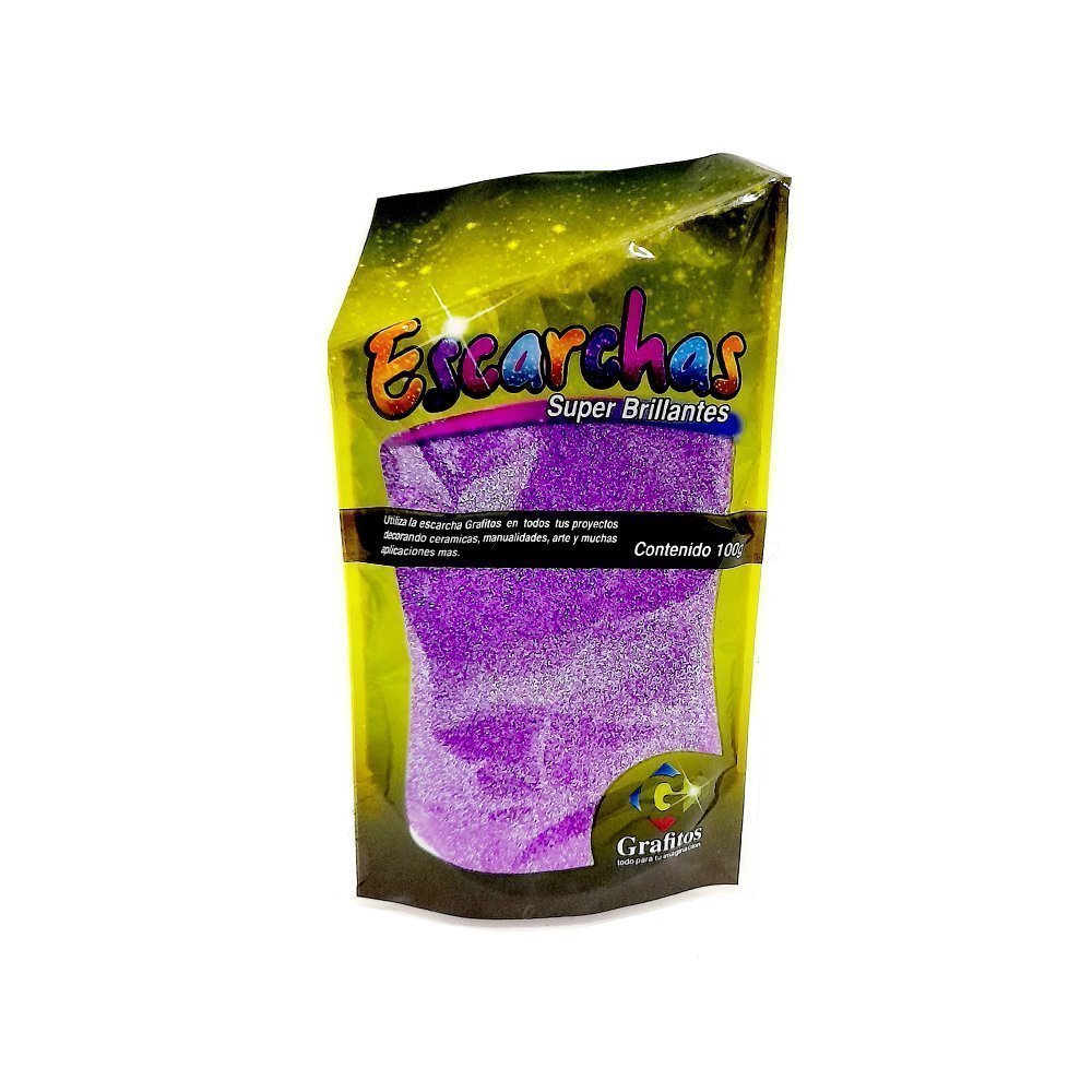 Escarcha 100 gr tornasol morada