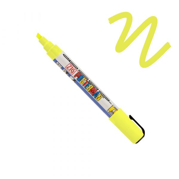 Marcador pma-50 amarillo fluorecente posterman - Imagen 2