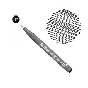 Rapidografo artline 0,7 micropunta negro punta rotulador