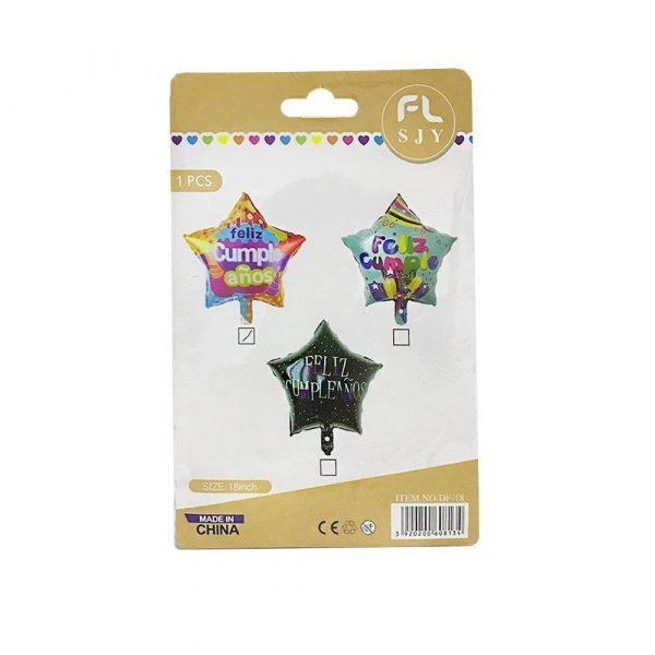 Globo metalizado feliz cumple a?os df-18 - Imagen 2