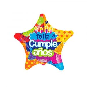 Globo metalizado feliz cumple a?os df-18