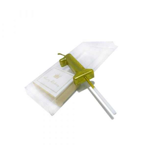 Vela numero dorado ve-105 - Imagen 2