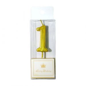 Vela numero dorado ve-105