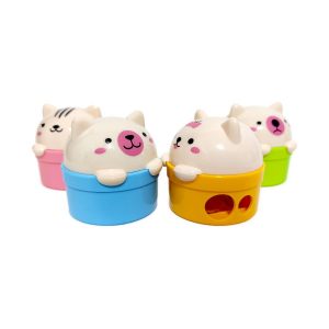 Sacapunta gatos kawaii doble