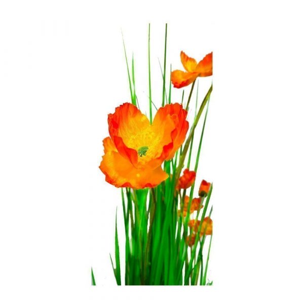 Planta artificial flores naranja ar-7 - Imagen 2