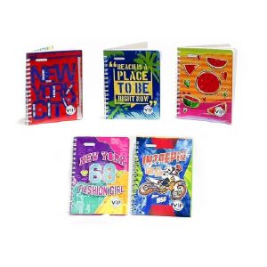 RAYAS ARGOLLADO PEQUEÑO CUADERNO 85 PAPPYER VIP