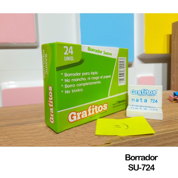 borrador pequeño de nata grafitos 724