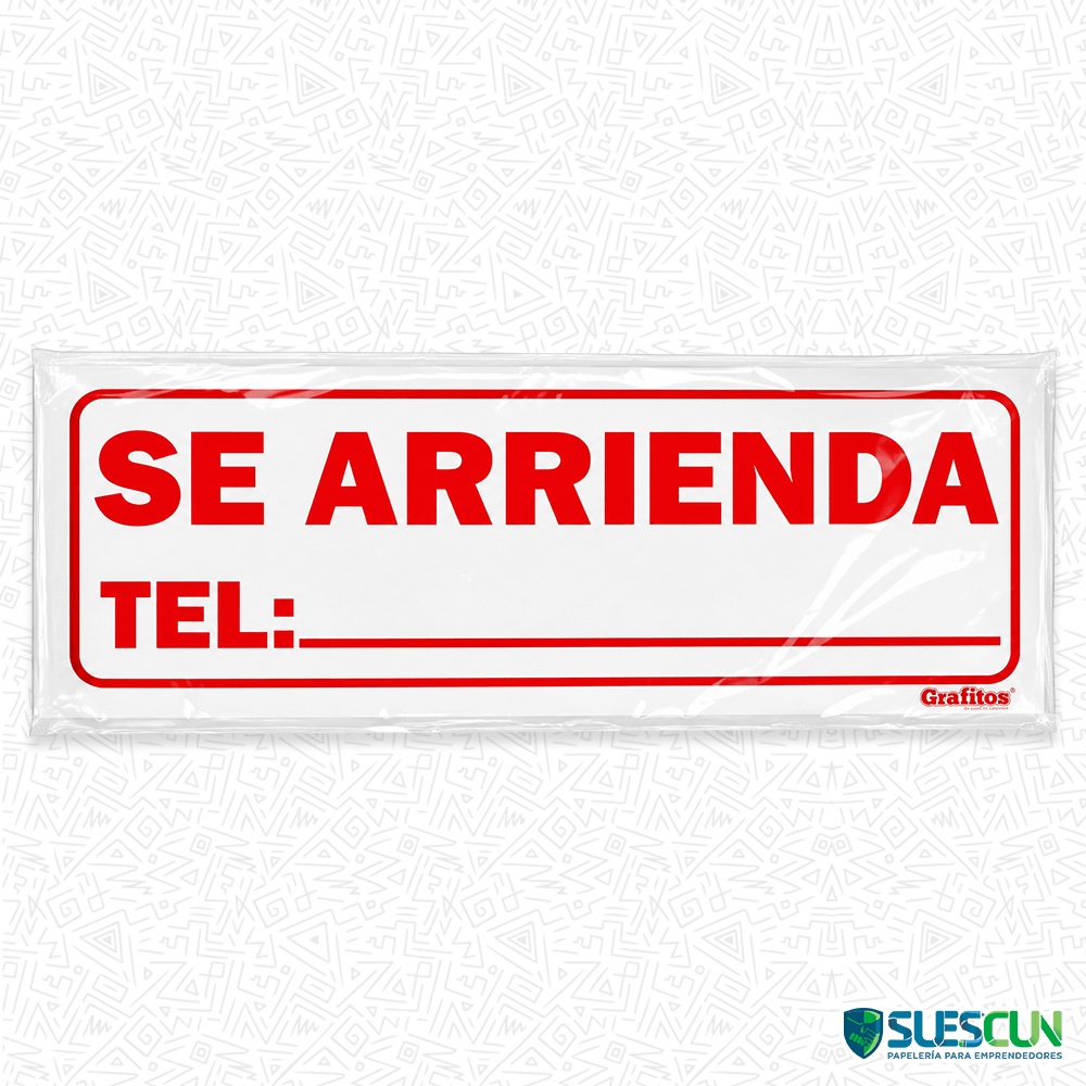 Aviso Se Arrienda Pequeño