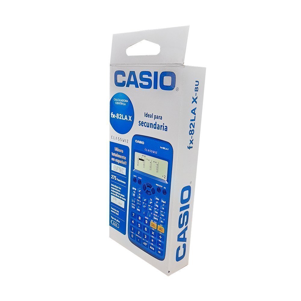 Calculadora cientifica casio fx-82 la x classwiz 275 funciones azul - Imagen 3