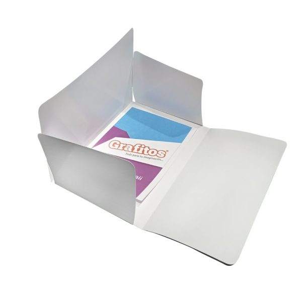 CARPETA 4 ALETAS BLANCA
