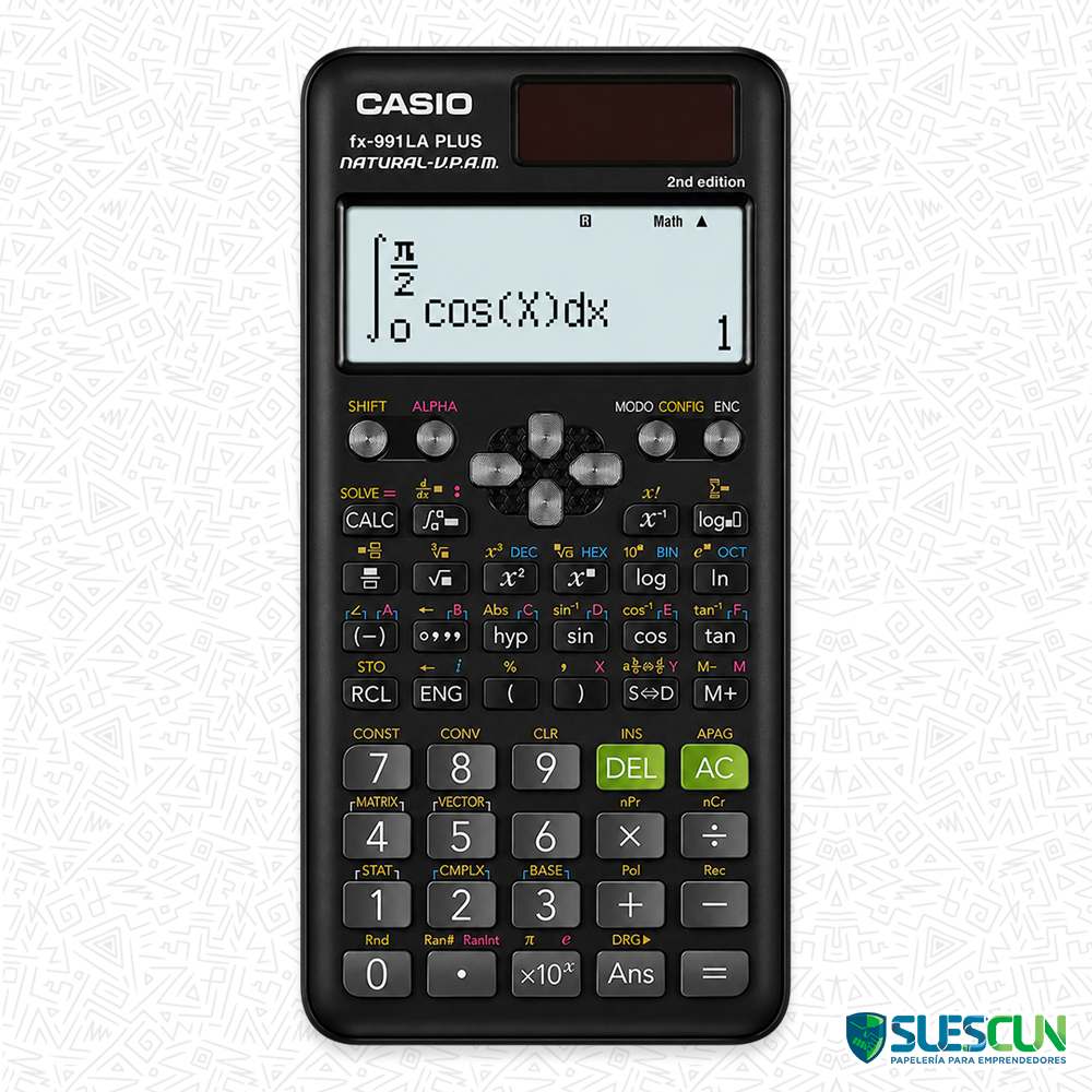 Calculadora Casio FX-991LA Plus Negra
